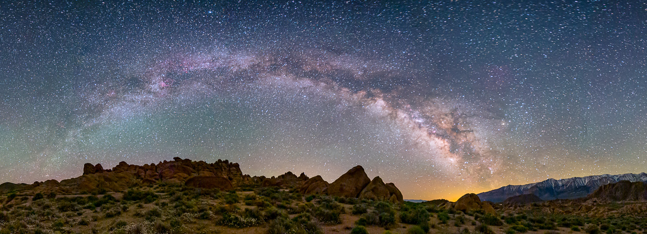 Milky Way and Eastern Sierra Nevada